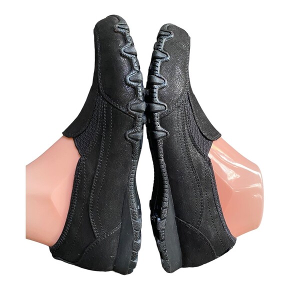 Skechers Bikers  Size US 8.5 Memory Foam Black sheen Loafer Flats SN49473 - Picture 8 of 11